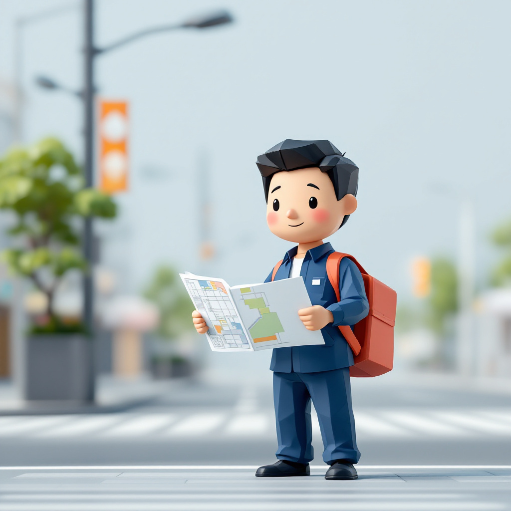 店舗開発 / 出店開発のキャラクターイラスト